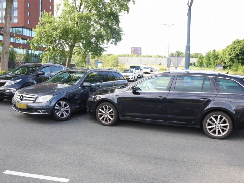 Forse aanrijding op Hargalaan