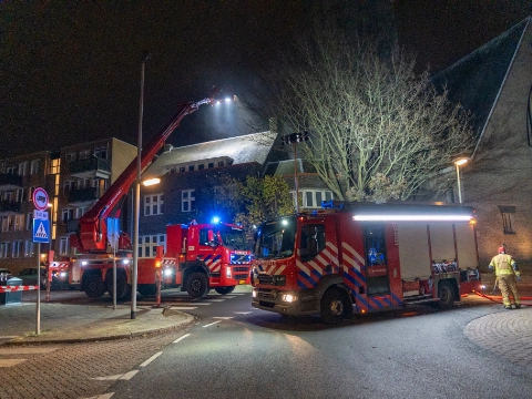 Zeer grote brand in Heilig Hartkerk Lekstraat