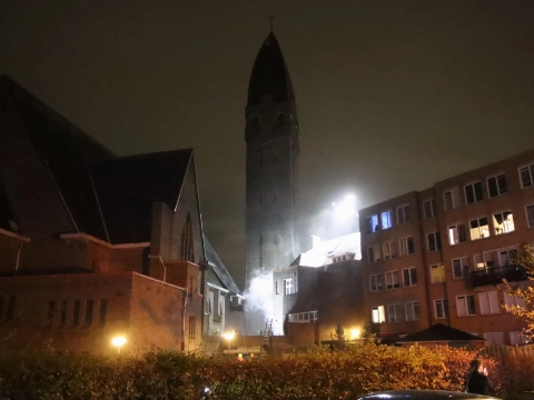 Brand Heilig Hartkerk mogelijk aangestoken