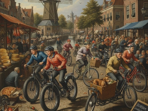 Stel net als Amsterdam een verbod op fatbikes in