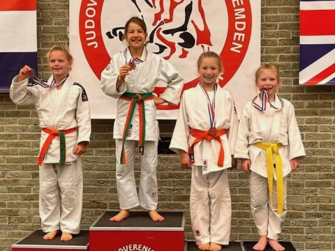 Jonge judoka's in de prijzen in Breda