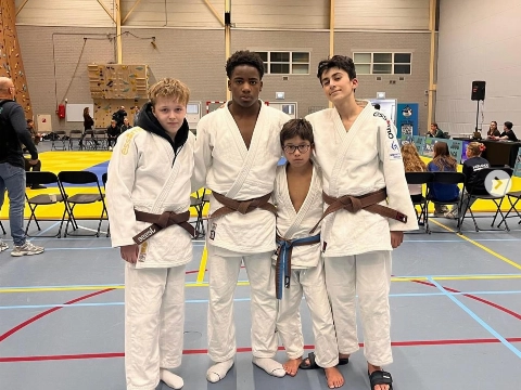 Jonge judoka's SI naar finale Nationale Liga