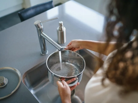 Deel Schiedam-West zonder water