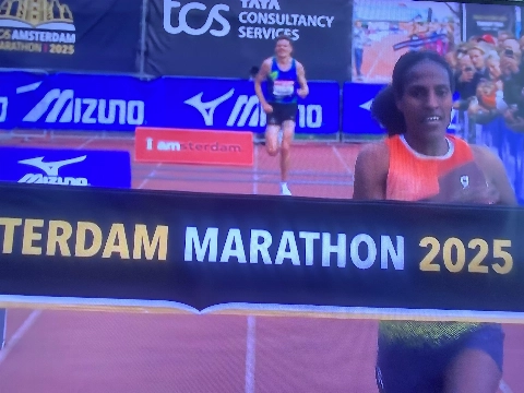 Emiel Berghout verbetert Schiedams marathonrecord