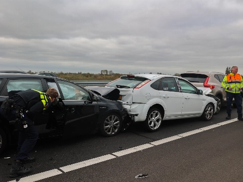 Eerste keer raak op A13/16