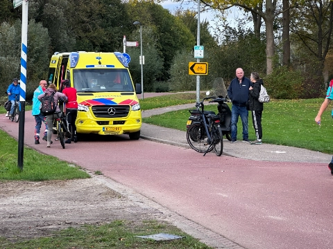 Wielrenner gewond na botsing met fietser