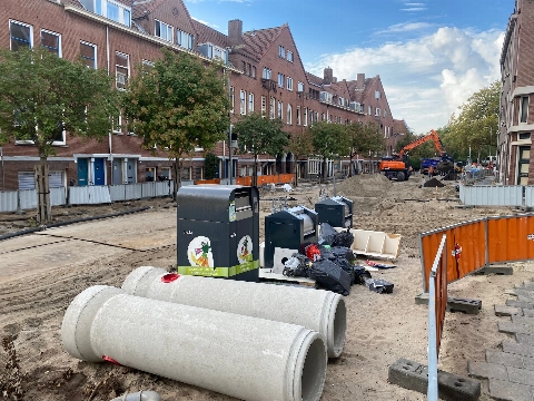 CDA: wantoestanden bij werk in Frankelandbuurt