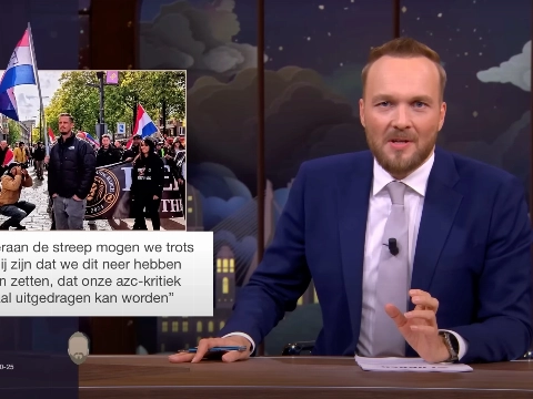 Lubach neemt protesten tegen azc's op de hak