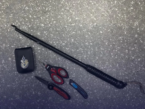 Politie onderschept 'gereedschappen' bij fouilleeractie