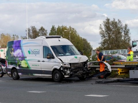 Gewond na ongeval bij Beneluxtunnel