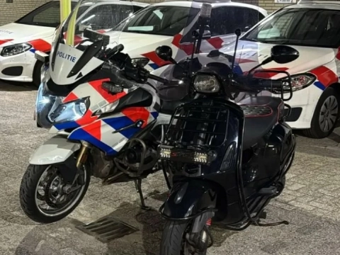 Motor in beslag genomen