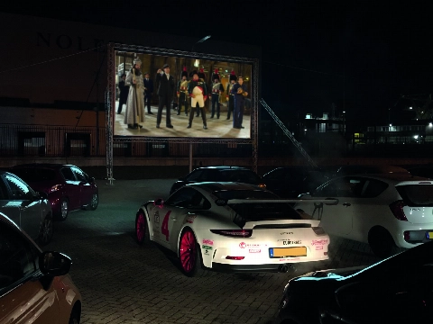 Drive-inbioscoop terug in Schiedam