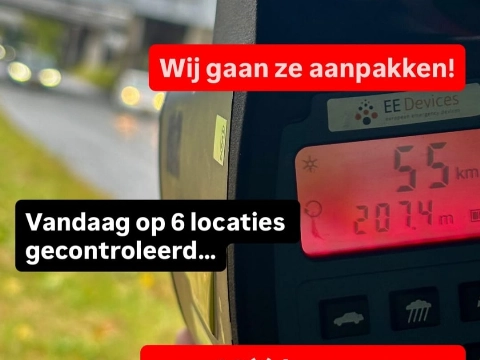38 keer op de bon voor hardrijden