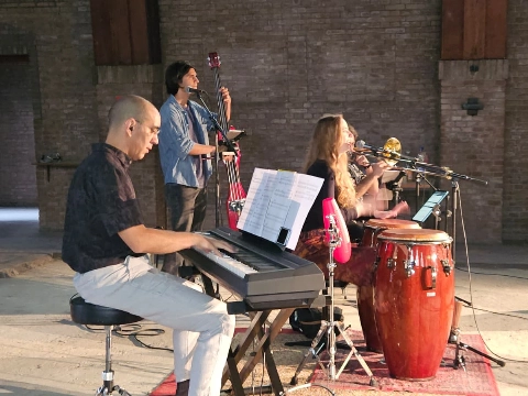 Troubadours van Verueño droog in Gorzenkerk