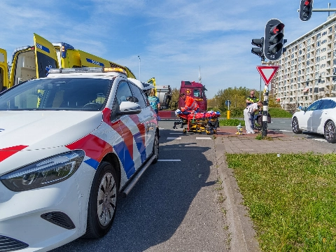 Fietser gewond bij aanrijding