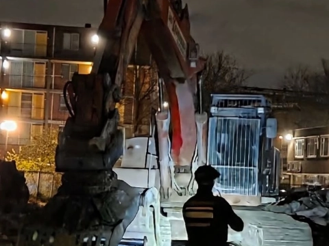 Heterdaadje op bouwterrein