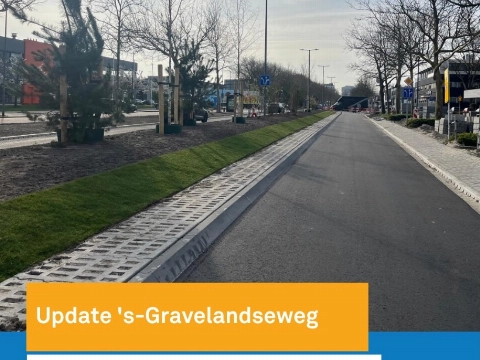 Werk aan 's-Gravelandseweg zorgt voor oponthoud
