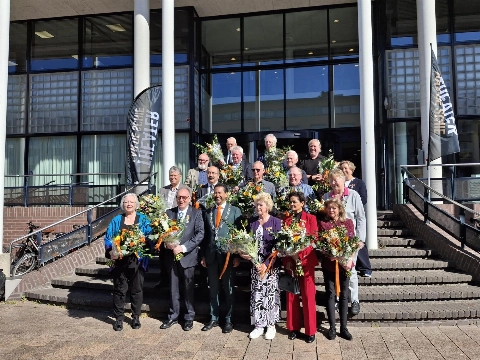 Zeventien Schiedammer krijgen 'een lintje'