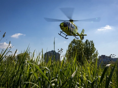 Traumahelikopter ingezet bij medisch incident in Schiedam