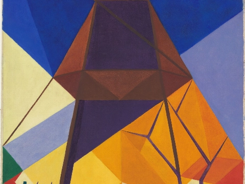 Lou Loeber schildert vier keer molen De Walvisch