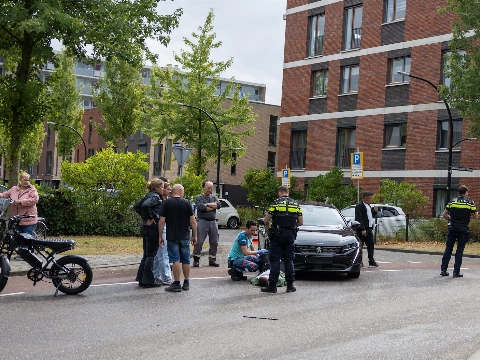 Fatbiker aangereden