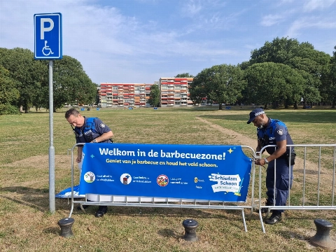Bewoners Maasboulevard vragen Schiedam opnieuw om barbecueverbod
