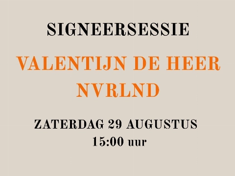 Valentijn de Heer komt signeren