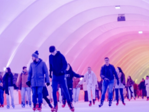 Met korting schaatsen op Schaatsbaan Rotterdam