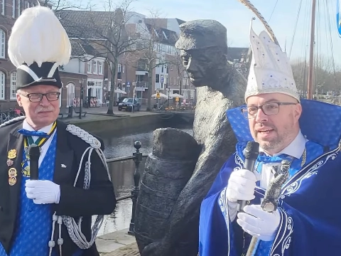 Prins Duncan ontvangt sleutel van Schiedam