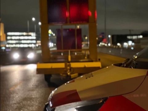 Politie bekeurt hardrijders bij wegwerkzaamheden