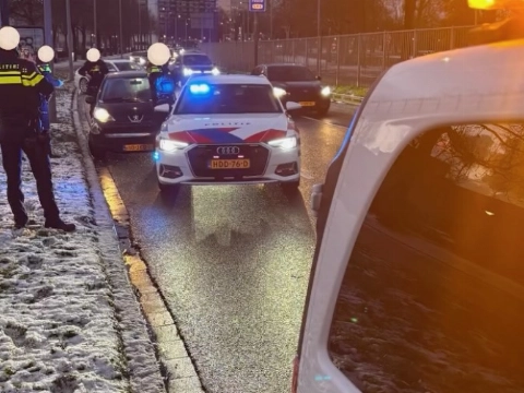 Verdachte klemgereden na achtervolging