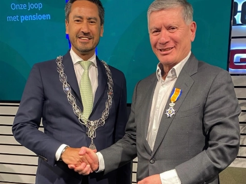 Joop le Conge koninklijk onderscheiden