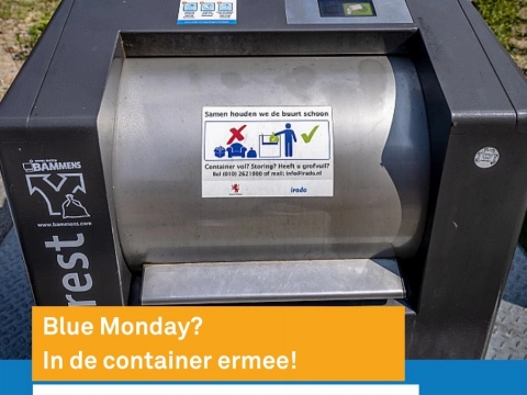 Blue Monday niet bij Irado