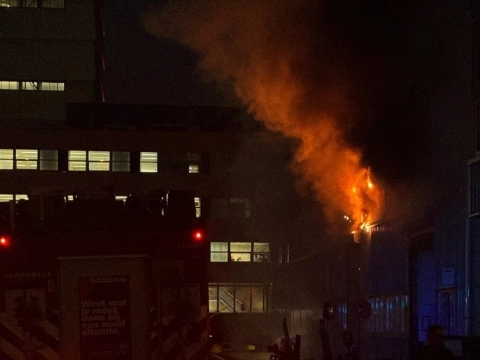 Brand bij Damen was in kantoor Anker- en Kettingfabriek