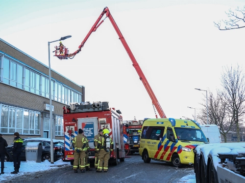 Gewonden door brand bij werkzaamheden
