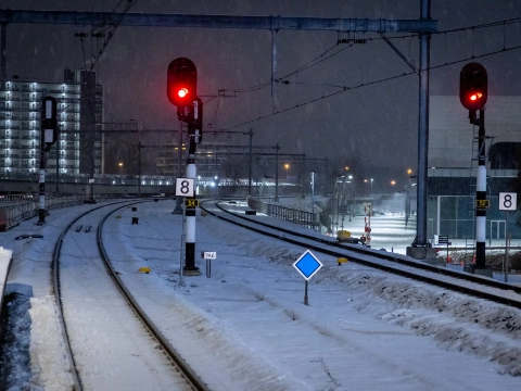 Winterdienstregeling op spoor