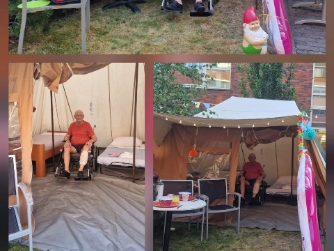Binnentuin Driemaasstede zorgt voor verkoeling