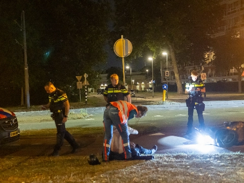 Aangehouden na botsing tussen twee scooters