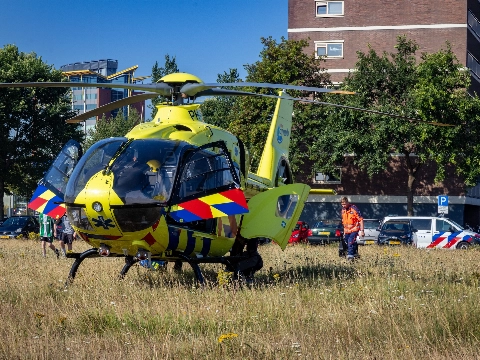 Traumahelikopter ingezet voor hulpverlening op straat