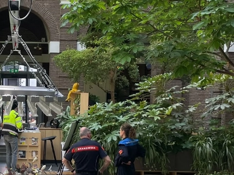 Bibliotheek in Korenbeurs dagen dicht na brand