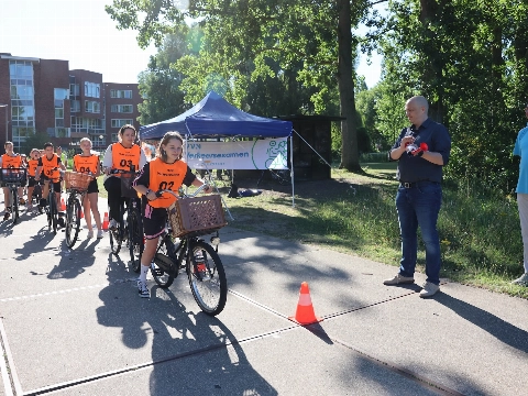 Bijna iedereen slaagt voor het fietsexamen