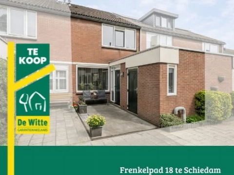Te koop via De Witte Garantiemakelaars: Frenkelpad 18