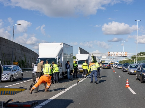 A20 afgesloten na ongeval