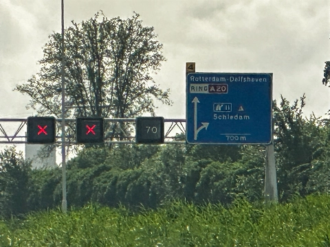 Lange files door ongeval