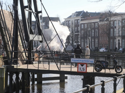 Geen doorvaart in Schiedam vandaag