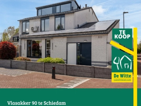 Te koop via De Witte Garantiemakelaars: Vlasakker 90