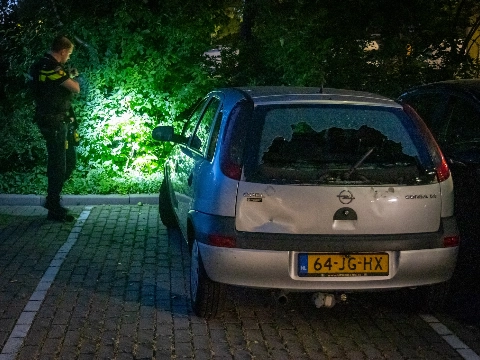Vluchtauto van schietpartij gevonden