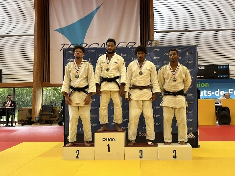 Judoka Giovanni Florencia pakt brons in Frankrijk