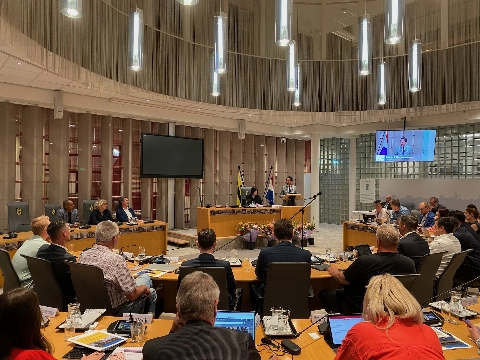 Drie wethouders uitgezwaaid