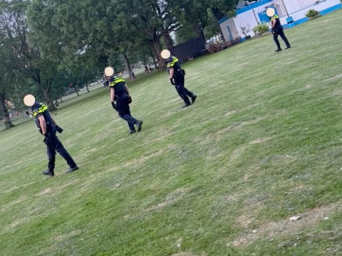 Politie moet parkbezoekers wegsturen